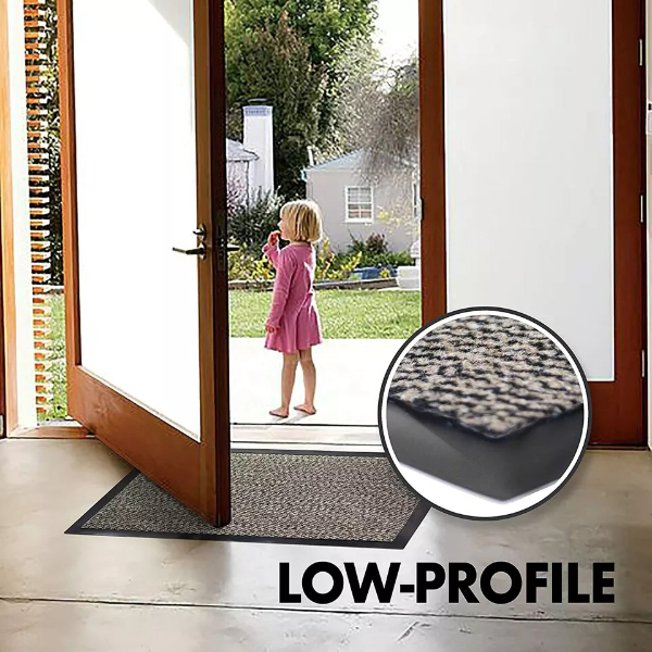 Heavy Duty & Washable Non Slip Rubber Barrier Mats Hard Wearing Indoor And Outdoor