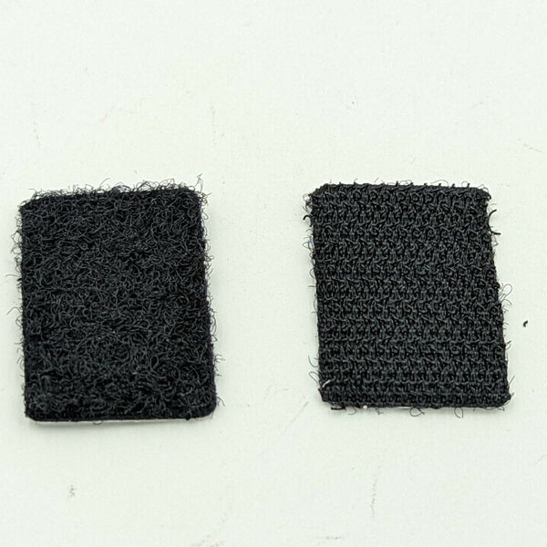  High Tack Black Rubber Adhesive Fastener Squares Hook & Loop 