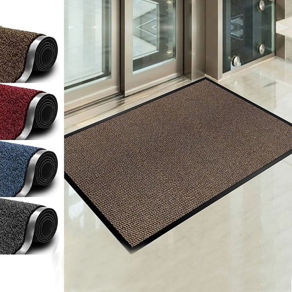 Brown Heavy Duty Washable & Non Slip Industrial Barrier Mats Indoor And Outdoor