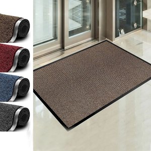 Brown Heavy Duty Washable & Non Slip Industrial Barrier Mats Indoor And Outdoor