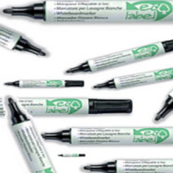 Dry Wipe Black Pen for Magnetic Label Tape & Magnetic White Boards