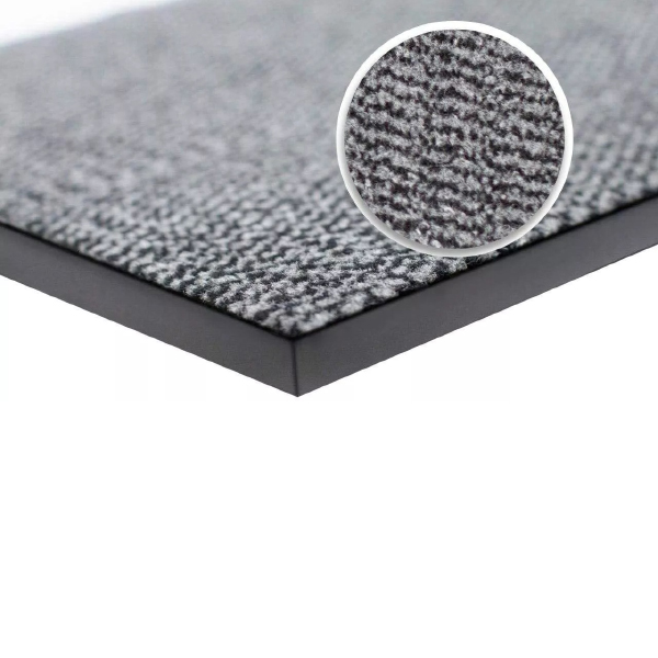 Grey Black Dust & Water Resistant Heavy Duty Hard Wearing Indoor And Outdoor Barrier Mats 