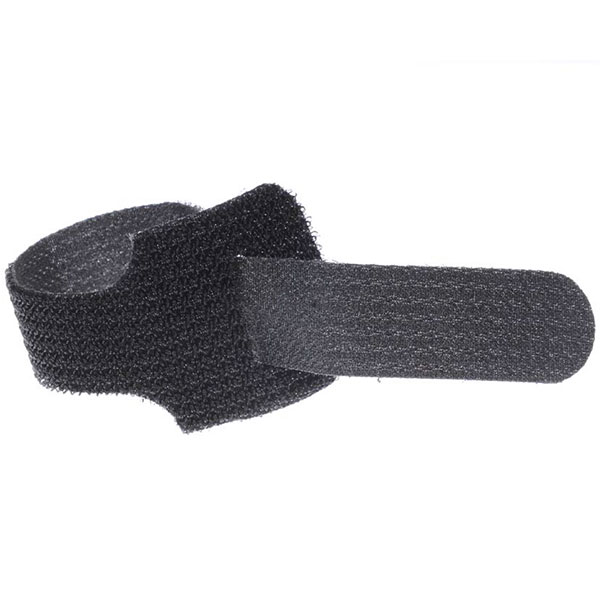 Hook And Loop Fastener Cable Ties With Hole Black