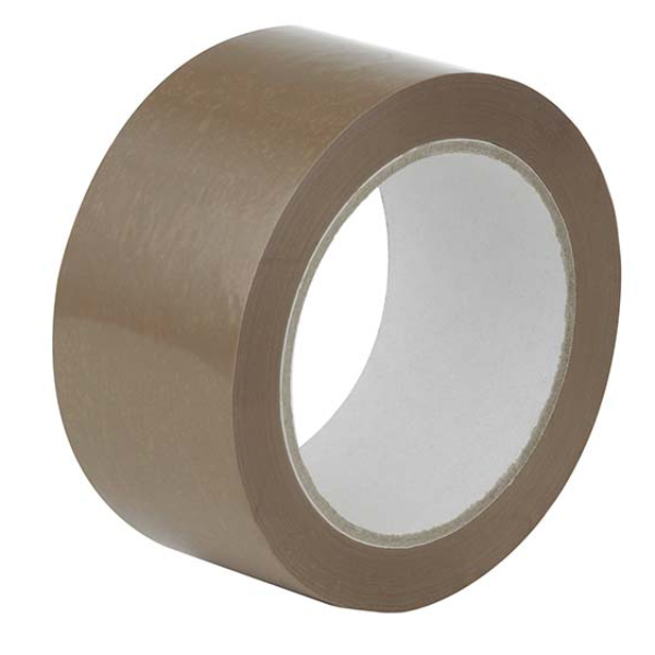 Brown Polypropylene Parcel Tape for General Use