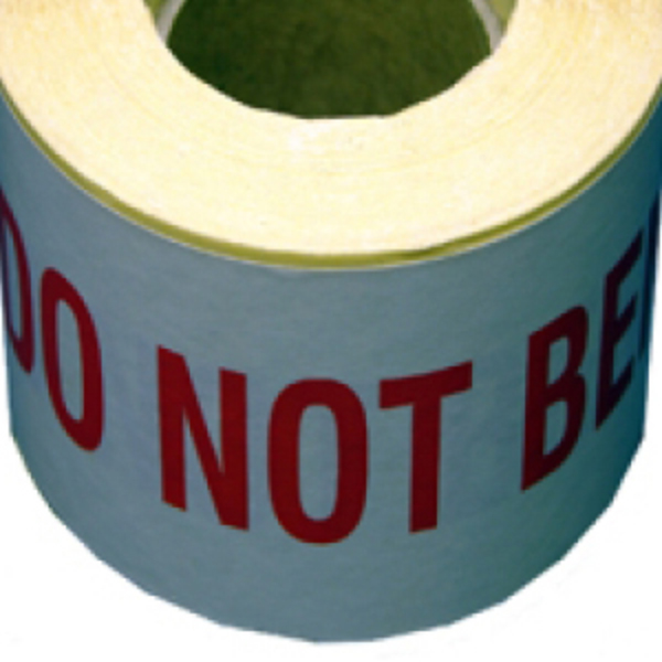 Do Not Bend Self Adhesive Labels -Pre-Printed for Secure Handling