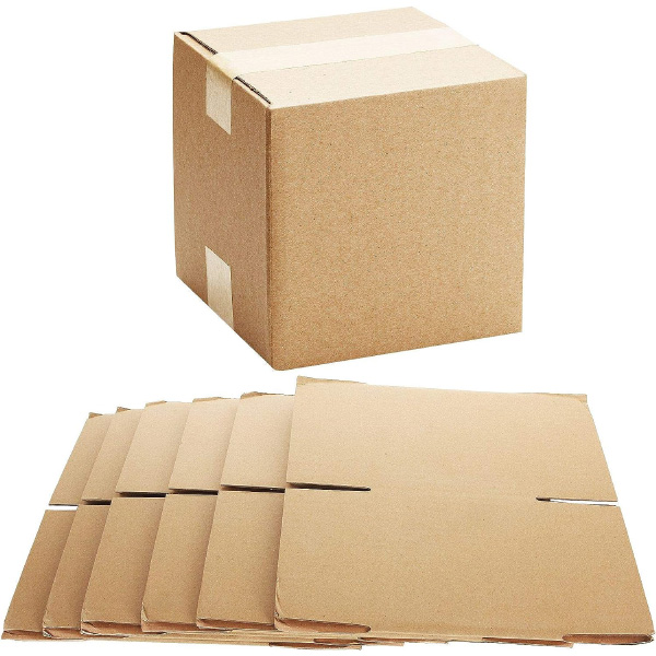 Durable Single Wall Carton Shipping Boxes Pack of 25