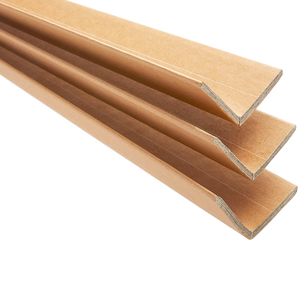 L Profile Solid Card Board ideal for protecting the Edges of Wooden Stairs & Doors 