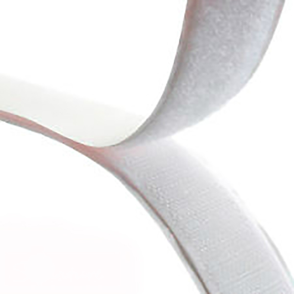  Hook & Loop White High Tack Rubber Adhesive Tape