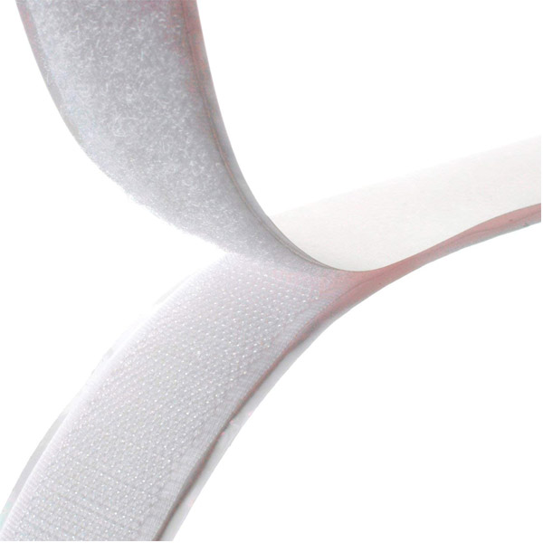 White Hook & Loop Sew-on Fastener Tape 